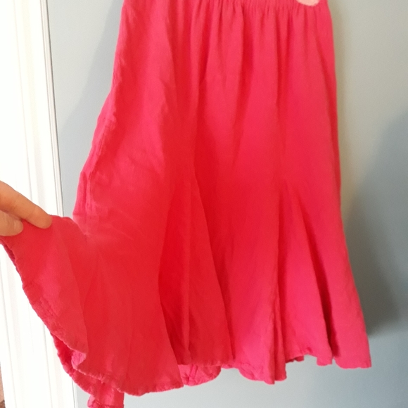 Oh my Gauze Pink Vacation Outfit 2pc Top Skirt - Picture 3 of 7